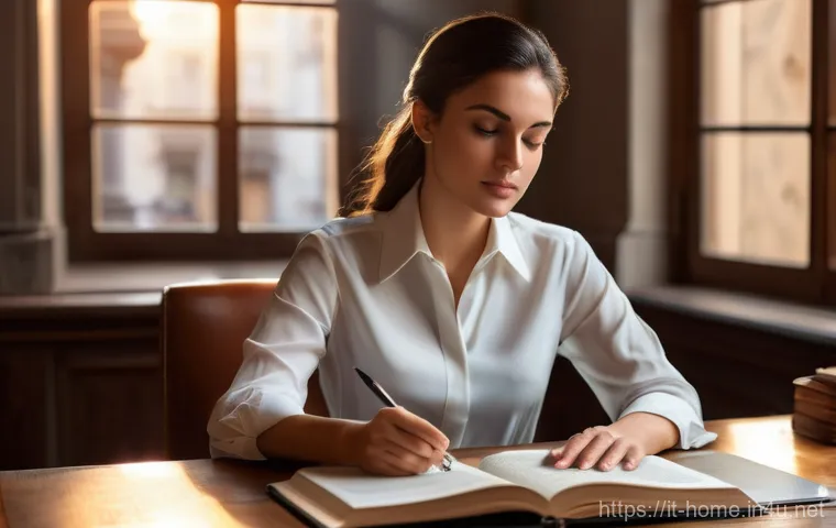 주택관리사 시험 과목별 학습법 - **Prompt 1: Dedicated Study of Italian Law**
    A focused, young Italian woman in her late 20s or e...