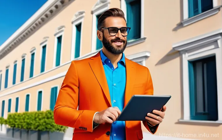 주택관리사 신규 취업 트렌드 - **Prompt 1: The Digitally Empowered Administrator**
    "A vibrant, medium-shot image featuring a pr...