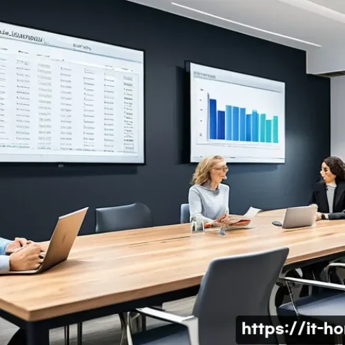 Home 32 주택관리사와 관리단 간의 관계 - A modern condominium meeting room in Italy with diverse condominium owners actively participating in...